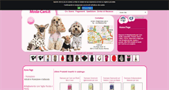 Desktop Screenshot of moda-cani.it